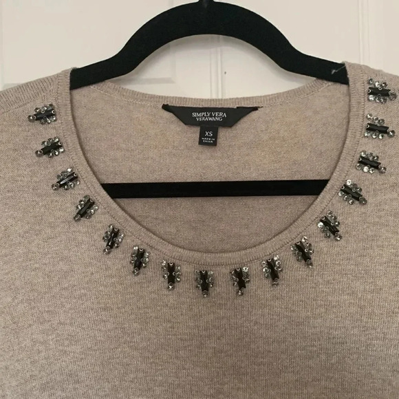 Simply Vera by Vera Wang Jeweled Sweater - Picture 4 of 5